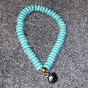 Bracelet with shell charm